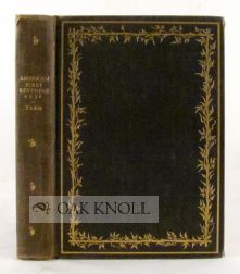 Order Nr. 55722 AMERICAN FIRST EDITIONS AND THEIR PRICES, 1931 A CHECKLIST OF THE FOREMOST...