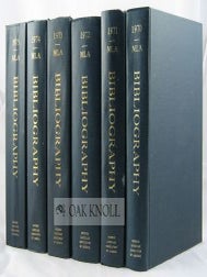 Order Nr. 55750 INTERNATIONAL BIBLIOGRAPHY OF BOOKS AND ARTICLES ON THE MODERN LANGUAGES AND...