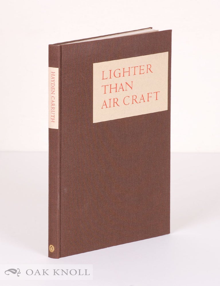 Order Nr. 55990 LIGHTER THAN AIR CRAFT. Hayden Carruth.