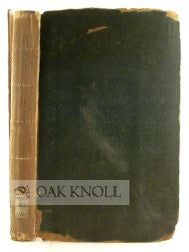 Order Nr. 56199 INDEX TO THE ADDITIONAL MANUSCRIPTS, WITH THOSE OF THE EGERTON COLLECTION,...