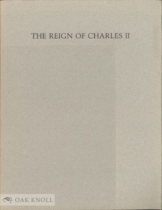 Order Nr. 56214 THE REIGN OF CHARLES II. Joel Silver