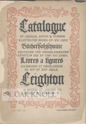 Order Nr. 56505 CATALOGUE OF GERMAN, DUTCH & FLEMISH ILLUSTRATED BOOKS