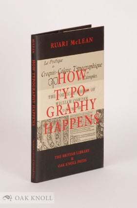 Order Nr. 56807 HOW TYPOGRAPHY HAPPENS. Ruari McLean