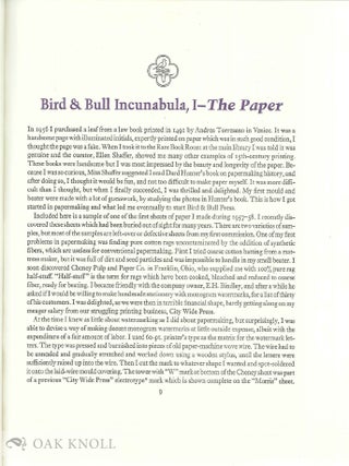 VIGNETTES, AN ECLECTIC ASSEMBLAGE OF ANECDOTES ABOUT PAPERMAKING.