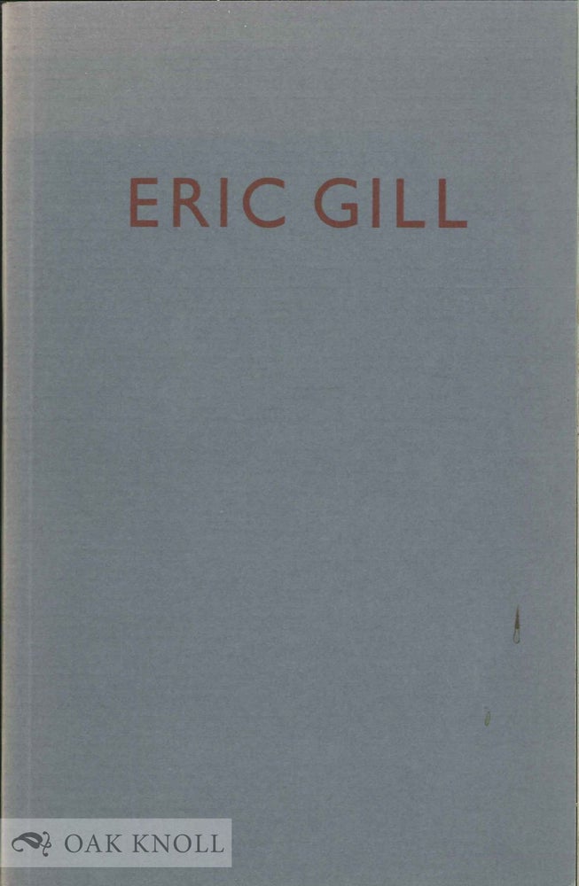 Order Nr. 56923 ERIC GILL 1882-1940.