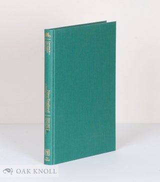 Order Nr. 57055 NEW ENGLAND, A BIBLIOGRAPHY OF ITS HISTORY. Roger Parks