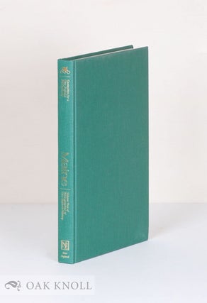 Order Nr. 57059 MAINE, A BIBLIOGRAPHY OF ITS HISTORY. John D. Haskell Jr