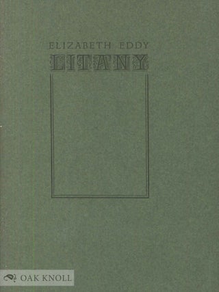 Order Nr. 57121 LITANY. Elizabeth Eddy