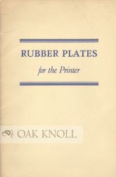 Order Nr. 57248 RUBBER PLATES FOR THE PRINTER. John K. Chance