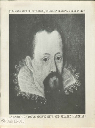 Order Nr. 57295 JOHANNES KEPLER, 1571-1630 QUADRICENTENNIAL CELEBRATION