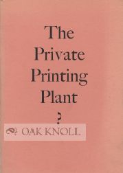 Order Nr. 57375 THE PRIVATE PRINTING PLANT?