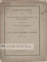 Order Nr. 57566 SECOND ANNUAL REPORT OF THE BOARD OF DIRECTORS, THE LIBRARIAN, AND THE TREASURER