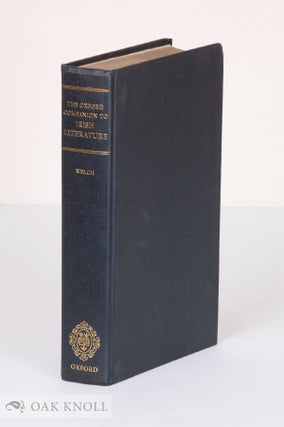 Order Nr. 57993 THE OXFORD COMPANION TO IRISH LITERATURE. Robert Welch