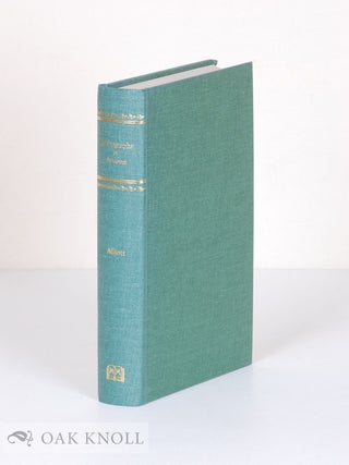 Order Nr. 58039 BIBLIOGRAPHY OF ARIZONA, BEING THE RECORD OF LITERATURE COLLECTED BY JOSEPH AMASA...