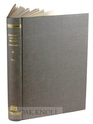 Order Nr. 58065 SEVENTEENTH CENTURY MARYLAND, A BIBLIOGRAPHY. Elizabeth Baer