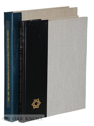 Order Nr. 58386 SOME PRINTERS & PUBLISHERS OF CONJURING BOOKS AND OTHER EPHEMERA. Trevor H. Hall,...