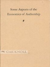 Order Nr. 58697 SOME ASPECTS OF THE ECONOMICS OF AUTHORSHIP. Elmer Davis