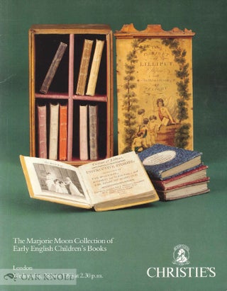 Order Nr. 58926 THE MARJORIE MOON COLLECTION OF EARLY ENGLISH CHILDREN'S BOOKS