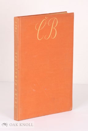 Order Nr. 59727 CESKY BIBLIOFIL, 1933