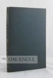 Order Nr. 59841 BIBLIOGRAPHY OF THE FIRST EDITIONS OF BOOKS BY ARTHUR ANNESLEY RONALD FIRBANK...