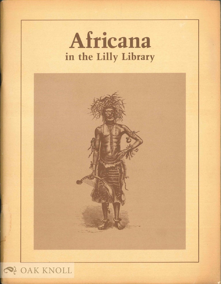 Order Nr. 59857 AFRICANA IN THE LILLY LIBRARY.