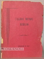 Order Nr. 60303 TALBOT MUNDY BIBLIO. Bradford M. Day