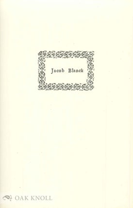 Order Nr. 60322 JACOB NATHANIEL BLANCK. Roger E. Stoddard