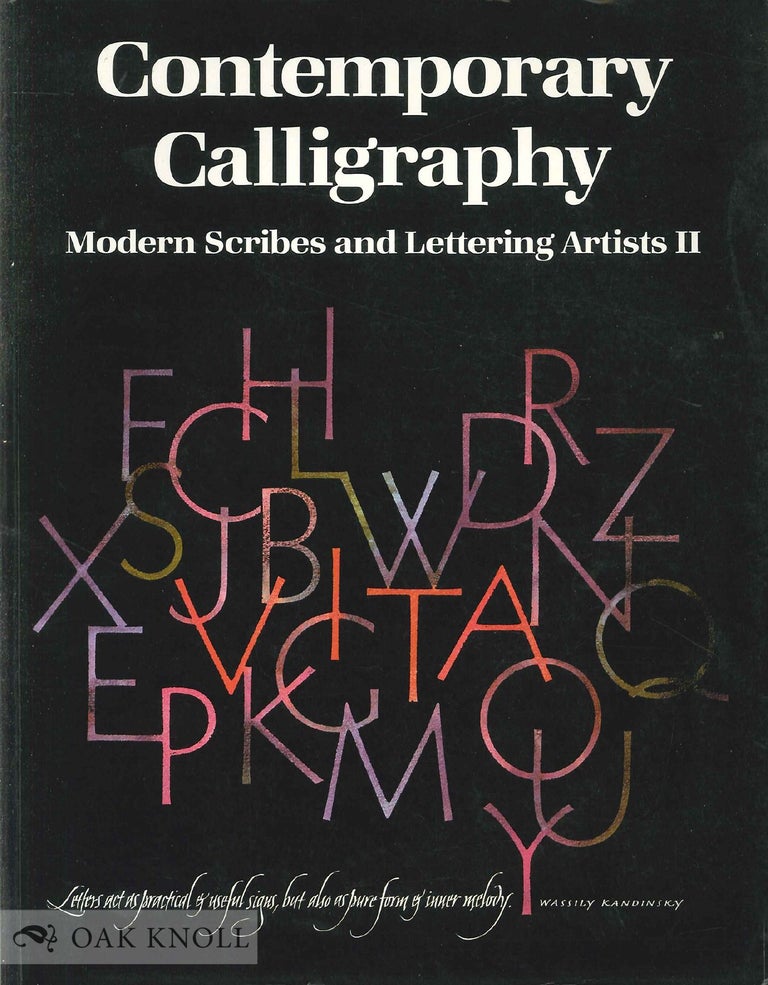 Order Nr. 60524 CONTEMPORARY CALLIGRAPHY, MODERN SCRIBES AND LETTERING ARTISTS II. Wassily Kandinsky.