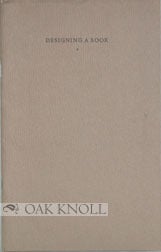 Order Nr. 60768 DESIGNING A BOOK. Abe Lerner