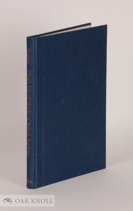 Order Nr. 61084 CHECK-LIST OF WORKS OF BRITISH AUTHORS PRINTED ABROAD, IN LANGUAGES OTHER THAN...