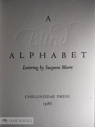 A BLIND ALPHABET.