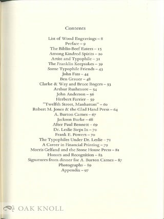 JOHN DE POL AND THE TYPOPHILES, A MEMOIR AND RECORD OF FRIENDSHIPS.
