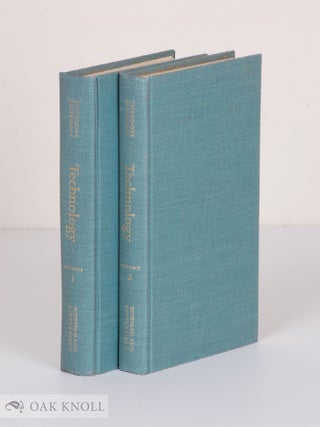 Order Nr. 62069 TECHNOLOGY INCLUDING PATENTS, A BIBLIOGRAPHY OF BIBLIOGRAPHIES. Theodore Besterman