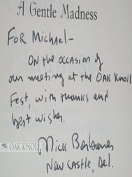 A GENTLE MADNESS: BIBLIOPHILES, BIBLIOMANES, AND THE ETERNAL PASSION FOR BOOKS.