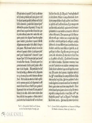 DIE EINZIGARTIGE CHRONIK EINER INKUNABEL: PETRUS MAUFERS DRUCK DES AVICENNA, KOMMENTARS VON GENTILE DA FOLIGNO, PADUA 1477.