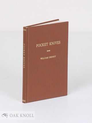 Order Nr. 62395 POCKET KNIVES. William M. Cheney