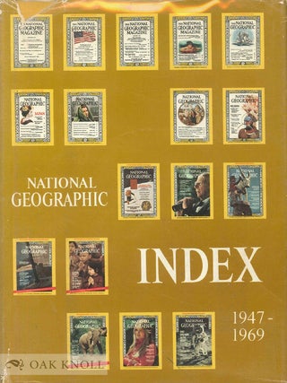 Order Nr. 62973 NATIONAL GEOGRAPHIC INDEX, 1947-1969
