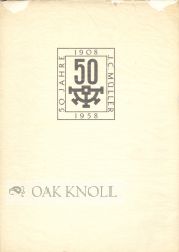 Order Nr. 63157 FÜNFZIG JAHRE J.C. MÜLLER 1908-1958