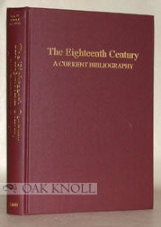 Order Nr. 63166 THE EIGHTEENTH CENTURY A CURRENT BIBLIOGRAPHY n.s. 19 FOR 1993. Jim Springer Borck