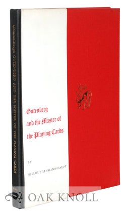 Order Nr. 63225 GUTENBERG AND THE MASTER OF THE PLAYING CARDS. Hellmut Lehmann-Haupt
