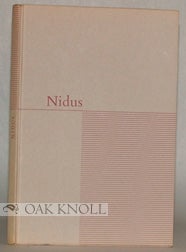 Order Nr. 63245 NIDUS, A DRAMATIC POEM IN THREE VOICES. Dow Parkes