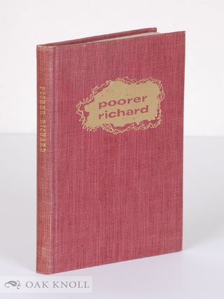 Order Nr. 63329 POORER RICHARD, AN ALMANACK LONG AFTER FRANKLIN. Norman W. Forgue