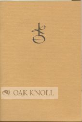 Order Nr. 63864 A CHECKLIST OF BOOKS PRINTED BY RICHARD-GABRIEL RUMMONDS & ALESSANDRO ZANELLA...