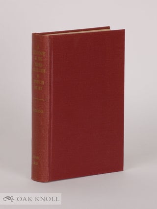 Order Nr. 64141 THE ANTHONY MEMORIAL, A CATALOGUE OF THE HARRIS COLLECTION OF AMERICAN POETRY...