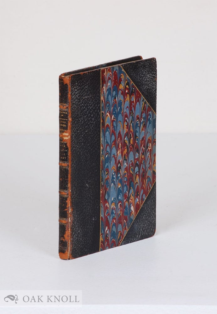 Order Nr. 64308 CATALOGUE OF AN EXHIBITION OF NINETEENTH CENTURY BOOKBINDINGS.