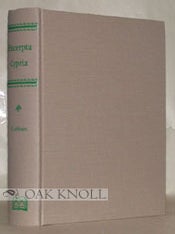 Order Nr. 64874 EXCERPTA CYPRIA, MATERIALS FOR A HISTORY OF CYPRUS WITH AN APPENDIX ON THE...