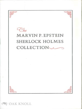 Order Nr. 65219 MARVIN P. EPSTEIN SHERLOCK HOLMES COLLECTION