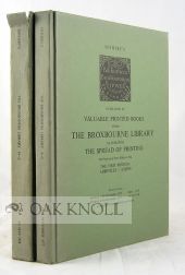 Order Nr. 65508 CATALOGUE OF VALUABLE PRINTED BOOKS FROM .. BROXBOURNE