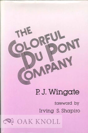 Order Nr. 65801 THE COLORFUL DU PONT COMPANY. P. J. Wingate