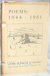 Order Nr. 66429 POEMS: 1944-1961. Alison Kimball Bradford